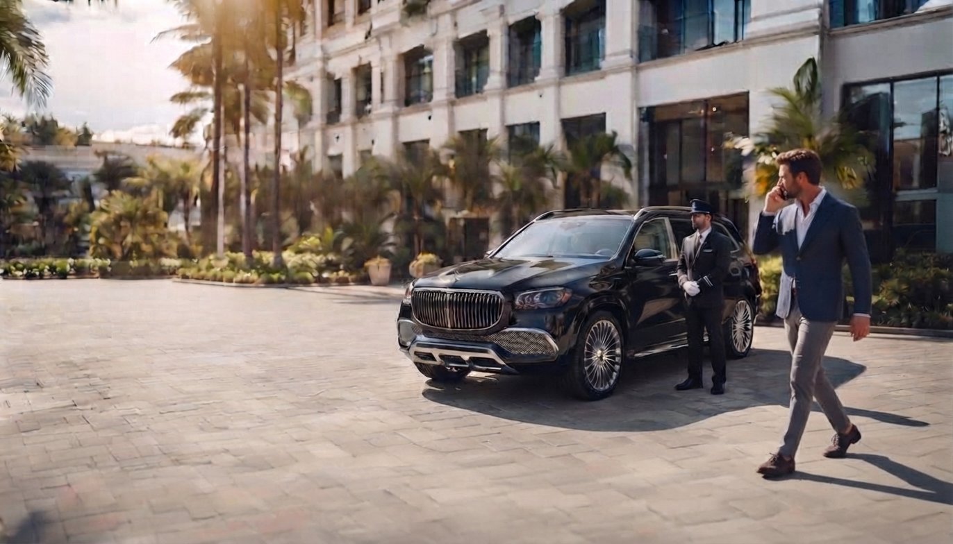 Boca Raton Limo Service with professional chauffeur and luxury vehicle